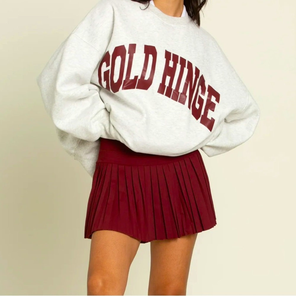 Maroon Tennis Skirt